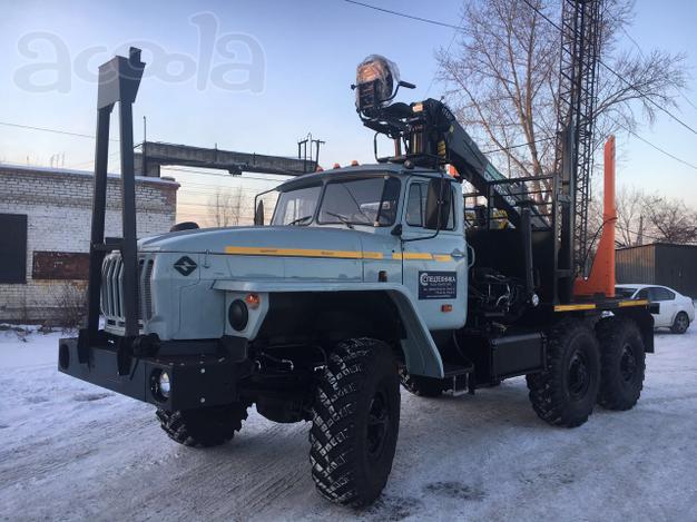 Лесовоз на шасси Урал 5557 капремонт 2020 г. с новым манипулятром ОМТЛ-70.02 Велмаш